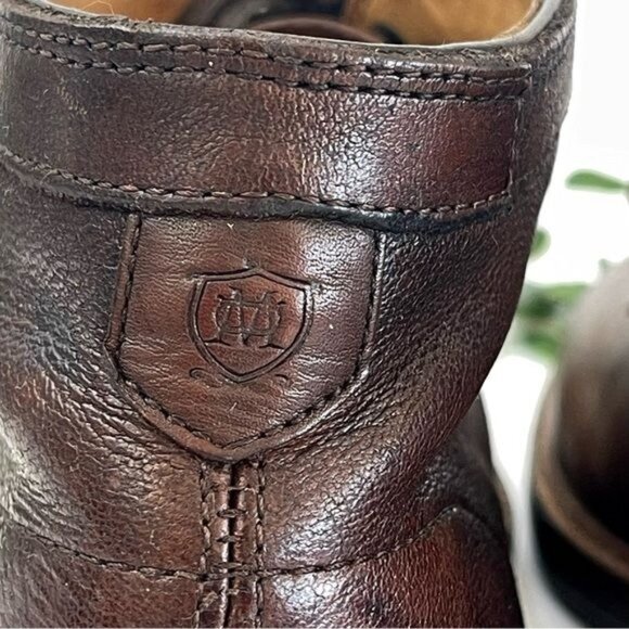 MASSIMO DUTTI Brown Nappa Leather Brown Boots 2001/222/700 Size 11 main image 5